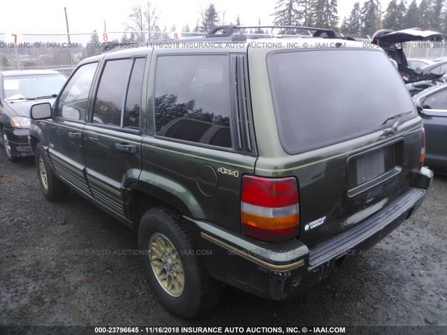 1J4GZ78S7SC746363 - 1995 JEEP GRAND CHEROKEE LIMITED/ORVIS GREEN photo 3
