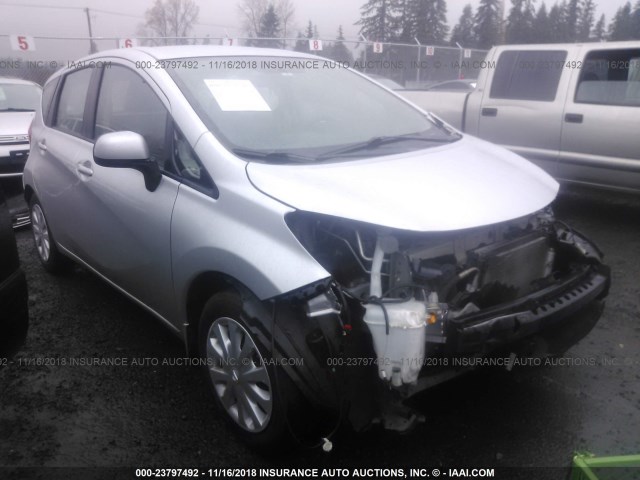 3N1CE2CP2EL400819 - 2014 NISSAN VERSA NOTE S/S PLUS/SV/SL SILVER photo 1