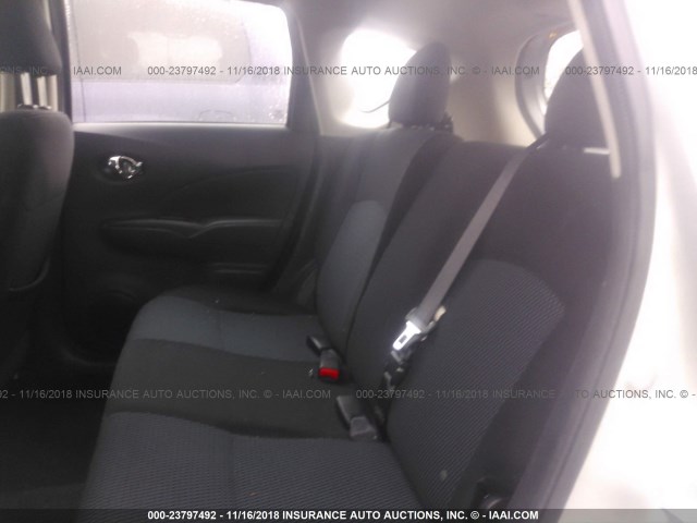 3N1CE2CP2EL400819 - 2014 NISSAN VERSA NOTE S/S PLUS/SV/SL SILVER photo 8