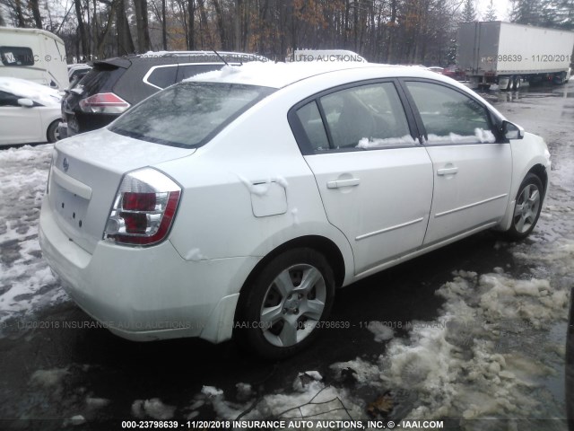 3N1AB61E09L621902 - 2009 NISSAN SENTRA 2.0/2.0S/2.0SL WHITE photo 4