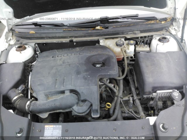 1G1ZB5E02CF325377 - 2012 CHEVROLET MALIBU LS 白色 照片 10
