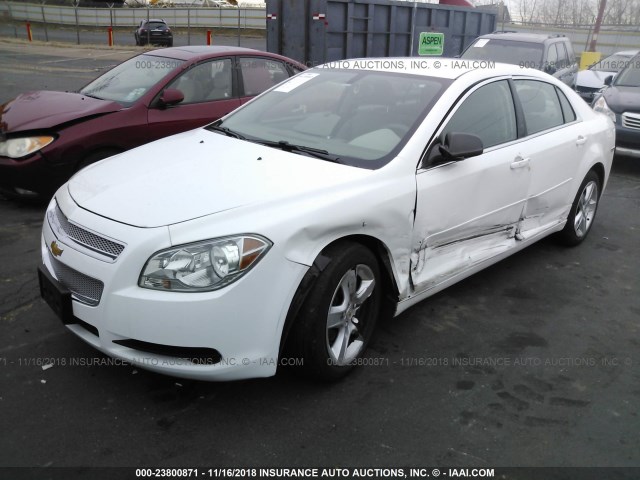 1G1ZB5E02CF325377 - 2012 CHEVROLET MALIBU LS 白色 照片 2