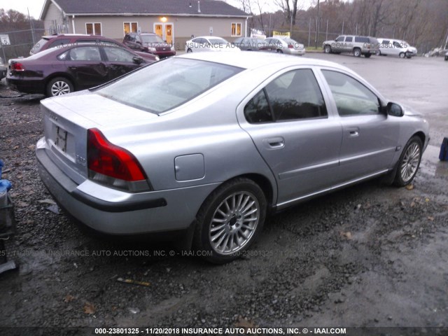 YV1RS58DX32236714 - 2003 VOLVO S60 2.4T SILVER photo 4