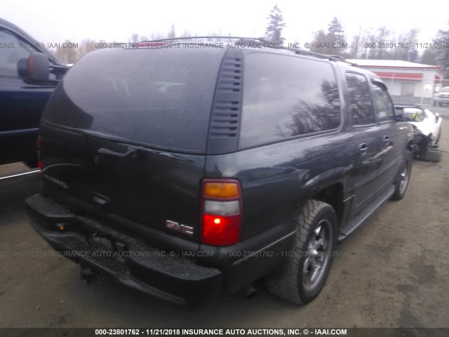 1GKFK66U43J249003 - 2003 GMC YUKON XL DENALI BLACK photo 4