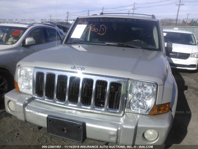 1J8HG48K78C161556 - 2008 JEEP COMMANDER SPORT ვერცხლისფერი ფოტო 6