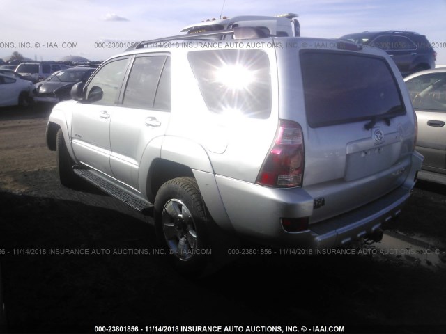 JTEBU14R750056841 - 2005 TOYOTA 4RUNNER SR5/SPORT SILVER photo 3