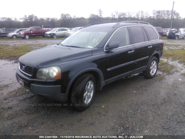 YV1CY592X51180655 - 2005 VOLVO XC90 BLACK photo 2