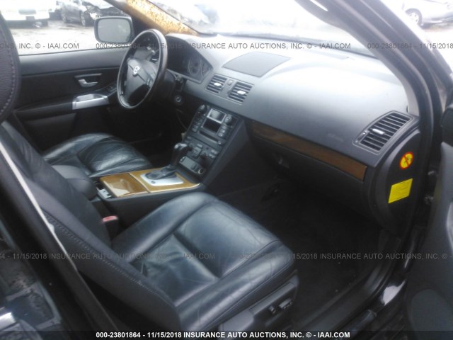 YV1CY592X51180655 - 2005 VOLVO XC90 BLACK photo 5