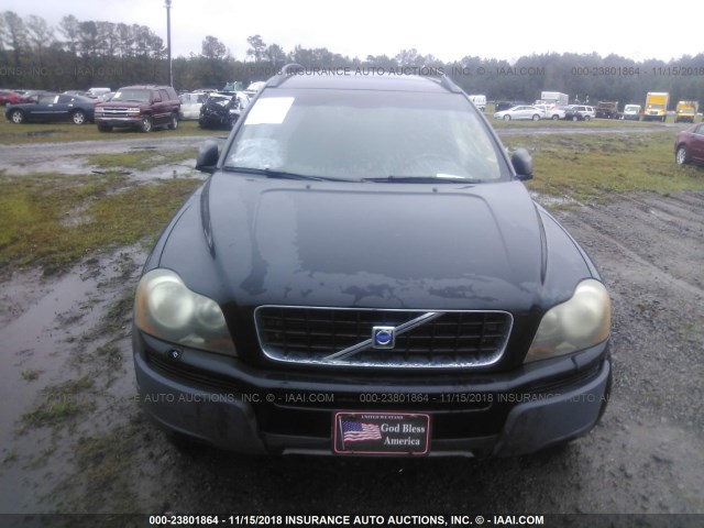 YV1CY592X51180655 - 2005 VOLVO XC90 BLACK photo 6