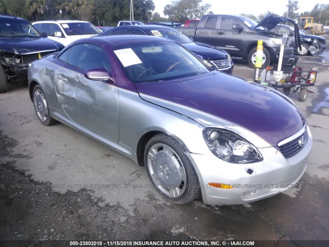 JTHFN48Y520009050 - 2002 LEXUS SC 430 SILVER photo 1