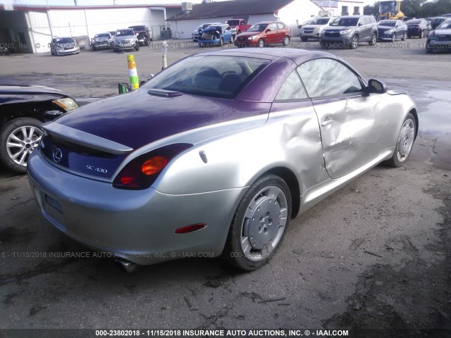 JTHFN48Y520009050 - 2002 LEXUS SC 430 SILVER photo 4