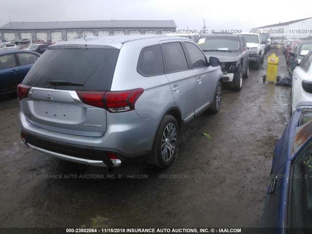 JA4AD2A30HZ064800 - 2017 MITSUBISHI OUTLANDER ES Açıq mavi foto 4