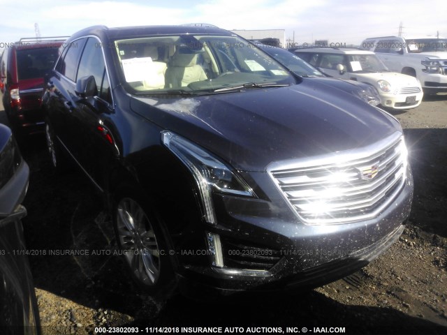 1GYKNERS4JZ118300 - 2018 CADILLAC XT5 PREMIUM LUXURY Dark Blue photo 1