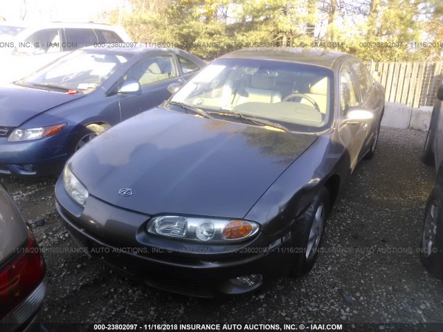 1G3GR64H914258602 - 2001 OLDSMOBILE AURORA BEIGE photo 2