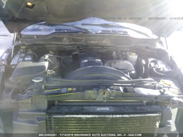 3D7KU28CX4G261537 - 2004 DODGE RAM 2500 ST/SLT 黑色 照片 10