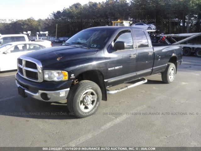 3D7KU28CX4G261537 - 2004 DODGE RAM 2500 ST/SLT 黑色 照片 2