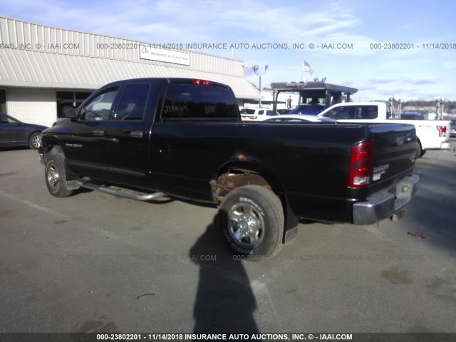 3D7KU28CX4G261537 - 2004 DODGE RAM 2500 ST/SLT 黑色 照片 3