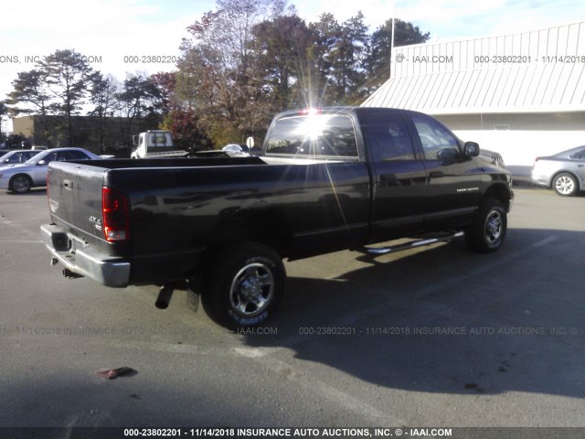 3D7KU28CX4G261537 - 2004 DODGE RAM 2500 ST/SLT 黑色 照片 4