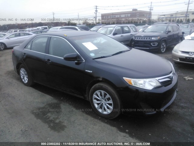 4T1BD1FK0EU138872 - 2014 TOYOTA CAMRY HYBRID/LE/XLE 黑色 照片 1