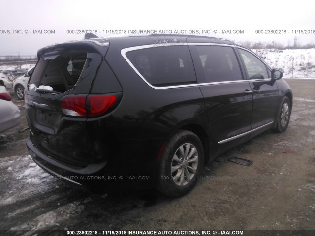 2C4RC1BG7JR154159 - 2018 CHRYSLER PACIFICA TOURING L Սև լուսանկար 4