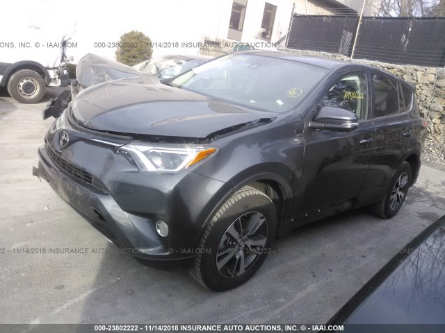2T3WFREV0JW475422 - 2018 TOYOTA RAV4 ADVENTURE/XLE 灰色 照片 2