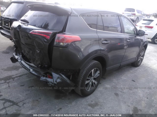 2T3WFREV0JW475422 - 2018 TOYOTA RAV4 ADVENTURE/XLE 灰色 照片 4