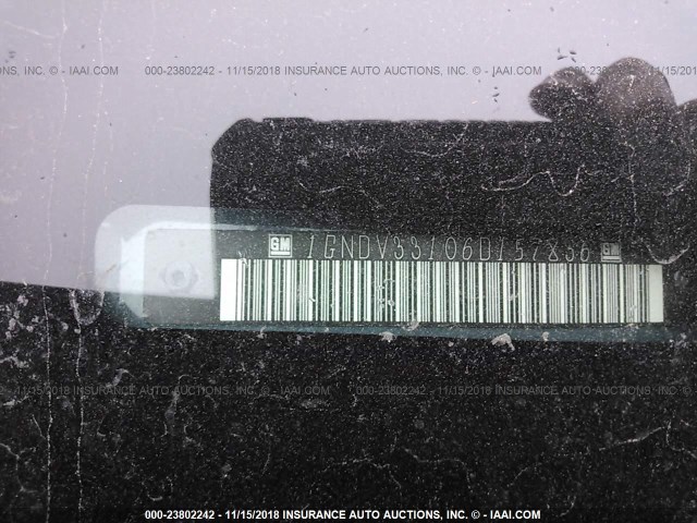 1GNDV33106D157836 - 2006 CHEVROLET UPLANDER LT 蓝色 照片 9