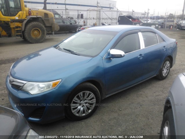 4T1BF1FK8EU813068 - 2014 TOYOTA CAMRY L/SE/LE/XLE Mavi foto 2