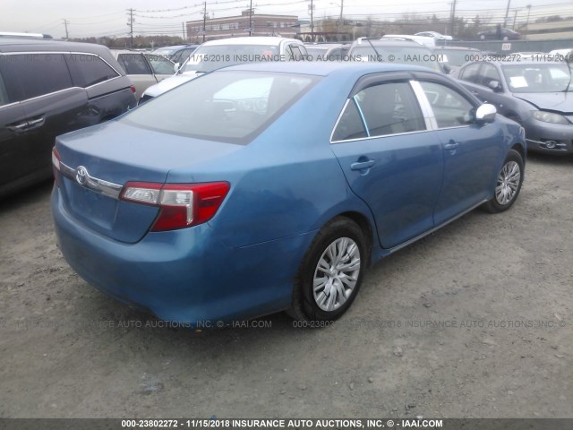 4T1BF1FK8EU813068 - 2014 TOYOTA CAMRY L/SE/LE/XLE Mavi foto 4