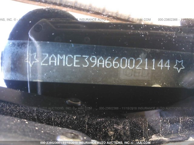 ZAMCE39A660021144 - 2006 MASERATI Quattroporte M139 SILVER photo 9