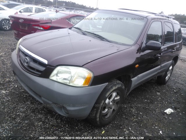 4F2YU07B12KM19898 - 2002 MAZDA TRIBUTE DX 勃艮第红 照片 2