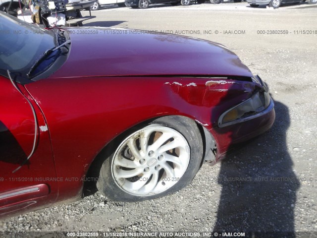 1LNFM91V3WY687526 - 1998 LINCOLN MARK VIII RED photo 6