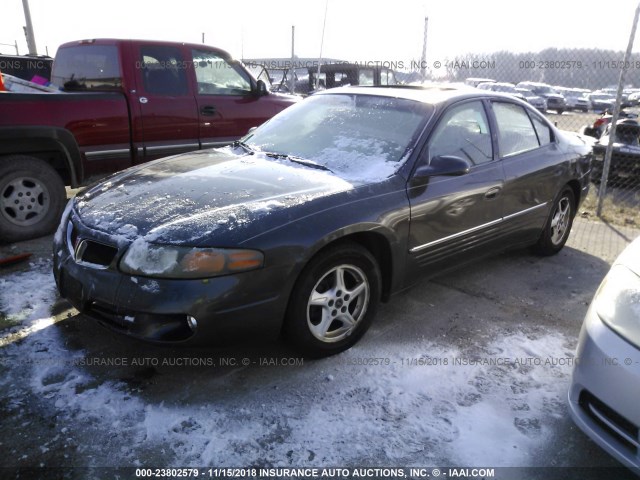 1G2HX54K524241916 - 2002 PONTIAC BONNEVILLE SE GRAY photo 2