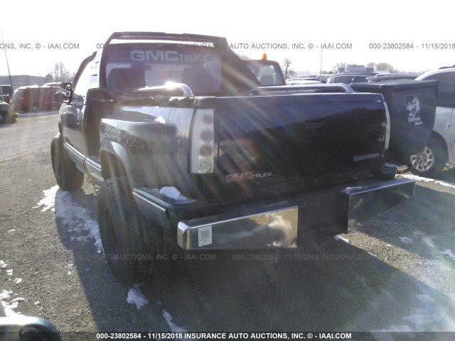 1GDEK14M1T2545607 - 1996 GMC SIERRA K1500 BLACK photo 3