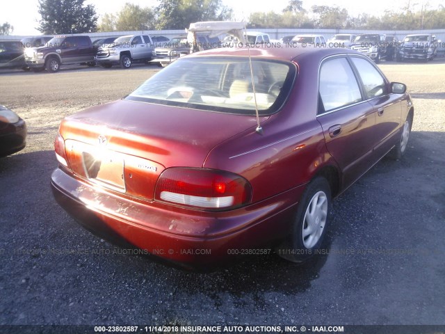 1YVGF22C1X5872100 - 1999 MAZDA 626 ES/LX RED photo 4