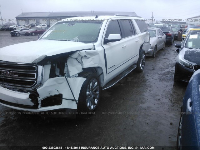 1GKS1HKC8FR153021 - 2015 GMC YUKON XL C1500 SLT WHITE photo 6