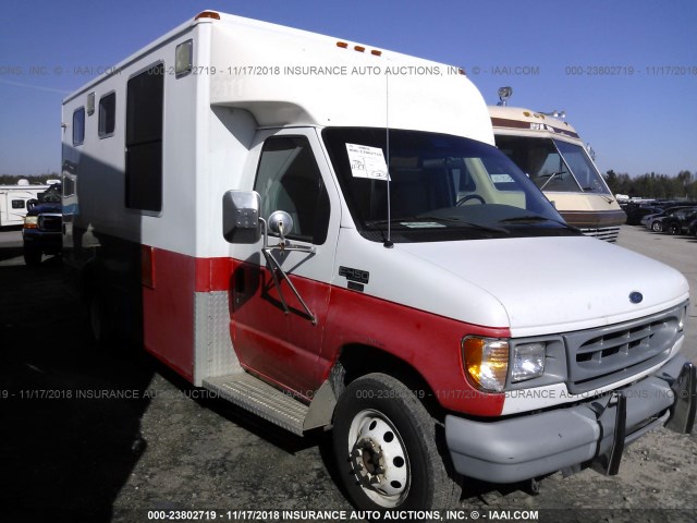 1FDXE45F3YHA75806 - 2000 FORD ECONOLINE E450 SUPER DUTY CUTWY VAN Unknown photo 1