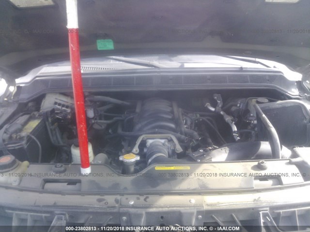 5N1AA08A24N742547 - 2004 NISSAN ARMADA SE/LE GREEN photo 10