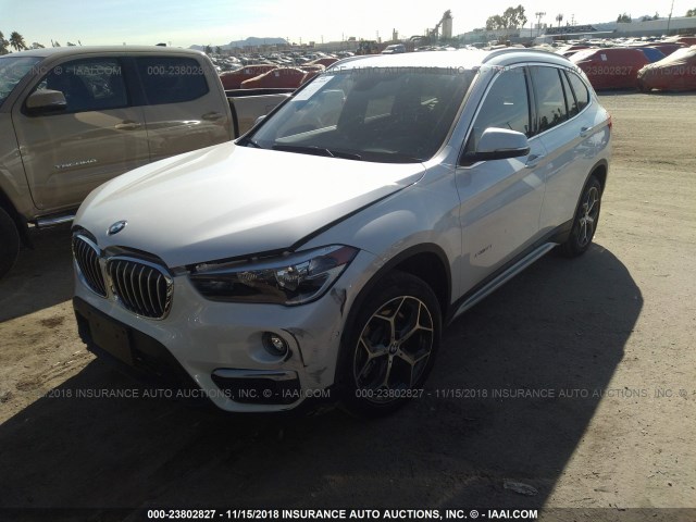 WBXHU7C39J5H41747 - 2018 BMW X1 SDRIVE28I WHITE photo 2