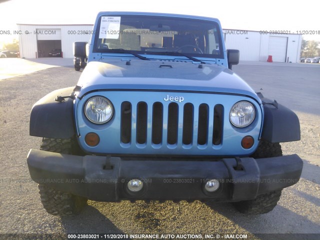 1J4AA2D1XAL157643 - 2010 JEEP WRANGLER SPORT Mavi foto 6