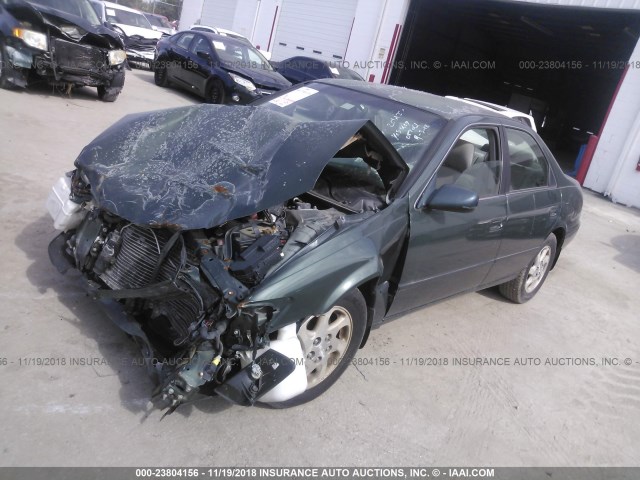 JT2BF22K5X0206127 - 1999 TOYOTA CAMRY LE/XLE Жасыл фото 2