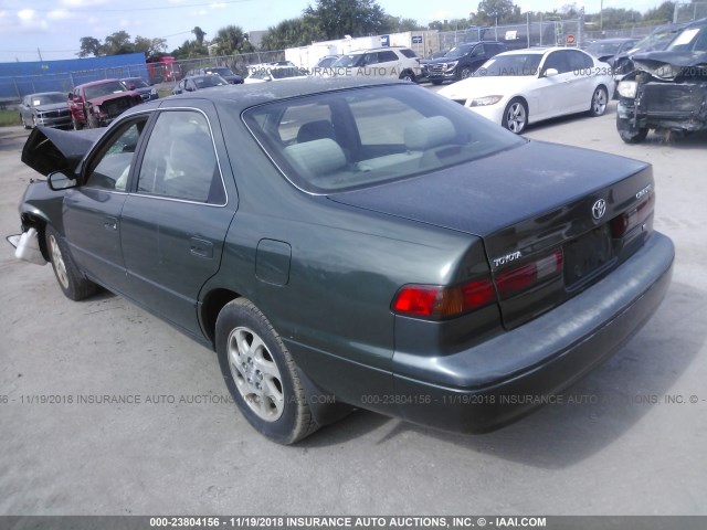 JT2BF22K5X0206127 - 1999 TOYOTA CAMRY LE/XLE Жасыл фото 3