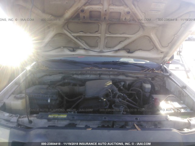 5TETX22N16Z191014 - 2006 TOYOTA TACOMA ACCESS CAB თეთრი ფოტო 10