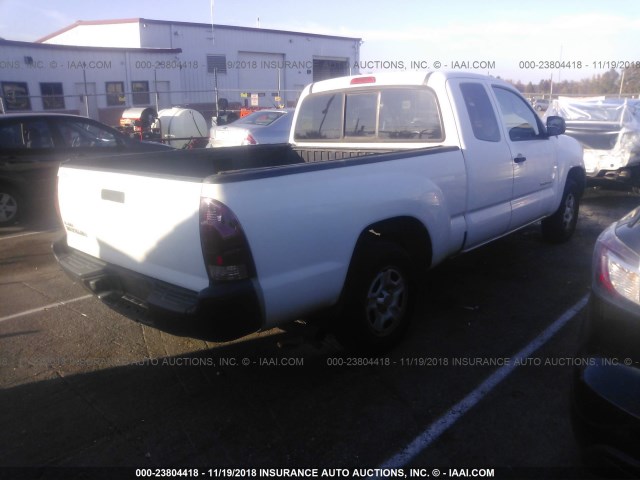 5TETX22N16Z191014 - 2006 TOYOTA TACOMA ACCESS CAB თეთრი ფოტო 4