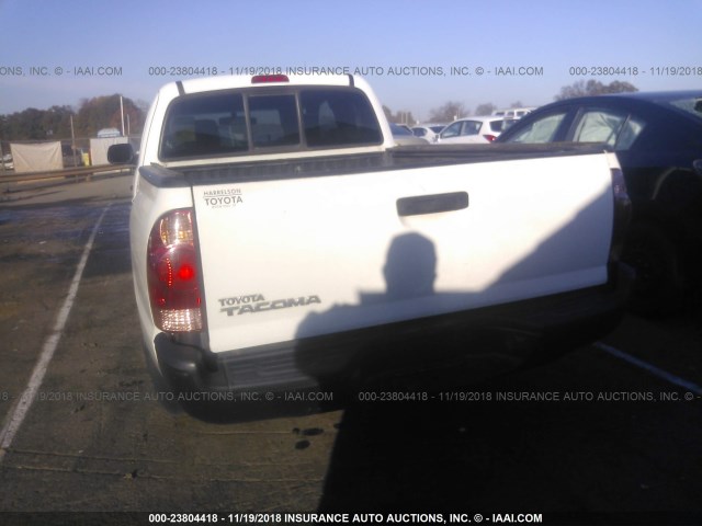 5TETX22N16Z191014 - 2006 TOYOTA TACOMA ACCESS CAB თეთრი ფოტო 6