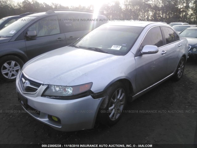 JH4CL968X4C006669 - 2004 ACURA TSX SILVER photo 2