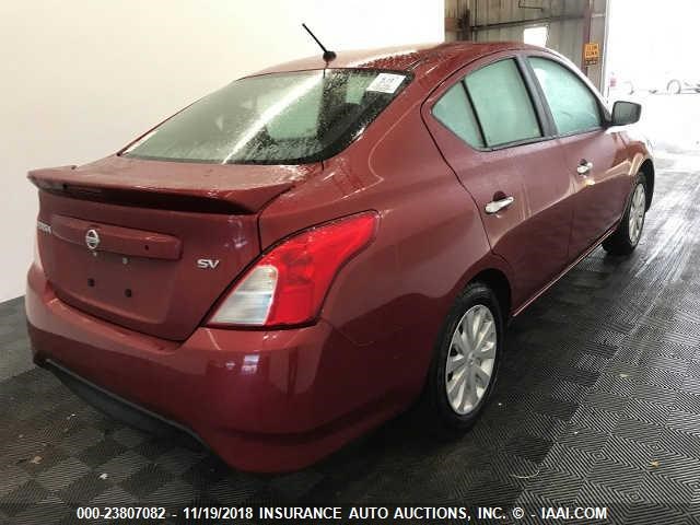 3N1CN7AP3HL807908 - 2017 NISSAN VERSA S/S PLUS/SV/SL MAROON photo 4