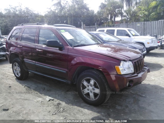 1J8HS48PX7C661428 - 2007 JEEP GRAND CHEROKEE LAREDO/COLUMBIA/FREEDOM 红色 照片 1