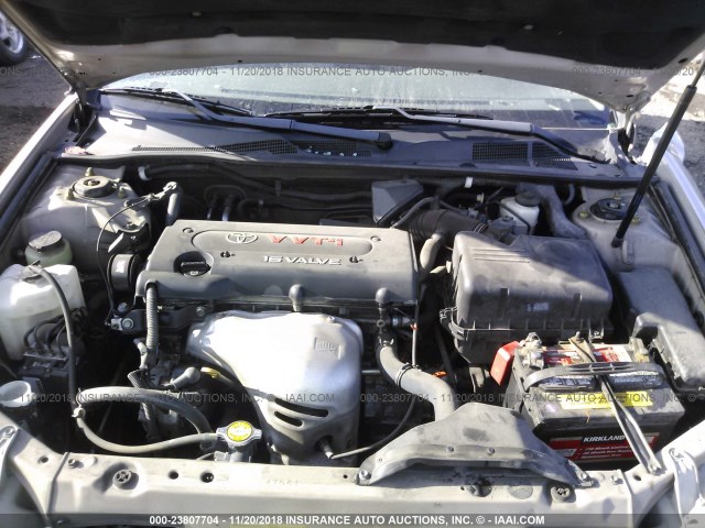 4T1BE32K55U051872 - 2005 TOYOTA CAMRY LE/XLE/SE BEIGE photo 10
