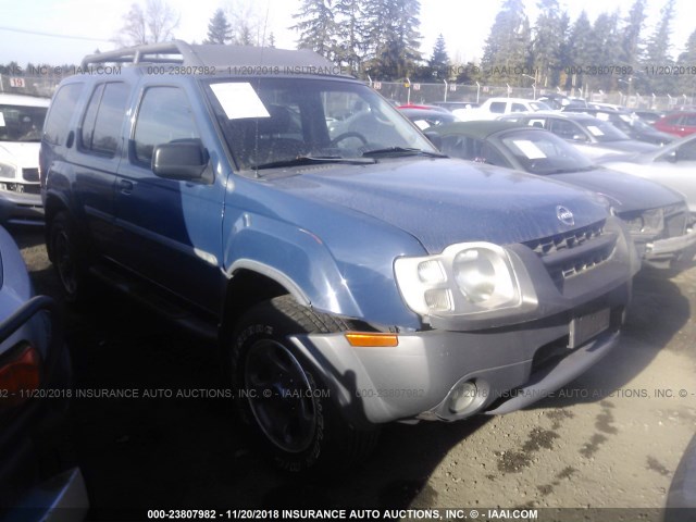 5N1MD28Y42C564596 - 2002 NISSAN XTERRA SE/SC BLUE photo 1